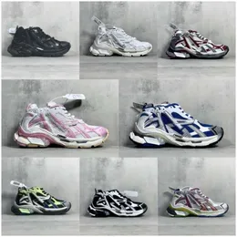 Tasarımcılar Sıradan Ayakkabı Tess snoeakers Erkekler Kadın Üçlü Beyaz Pembe Gri Bej Turuncu Mavi Platform 3 18SS Sport Sneaker 36-45