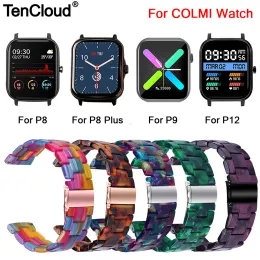 Tillbehör hartsband för Colmi P12 P8 Plus Pro se handledsrem för Colmi P10 P9 V31 V23 Pro Land 2S 1 Armband Smart Watch Accessories Loop