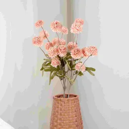 Dekorativa blommor 4 PCS Artificial Flower Decoration Home Fake Dandelion Plant Maskros Plast Picks Brud Ornament Ornament Elegant