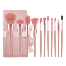 Zoreya 11Pcs Makeup Brushes Set Eyeshadow Eyebrow Brush Beauty Make Up Blending Tools Concealer Cosmetics Tool 240314