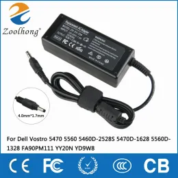 Adapter 19.5V 3.34A 65W AC Laptop Power Adapter for Dell Vostro 5470 5560 5460D2528S 5470D1628 5560D1328 FA90PM111 YY20N YD9W8