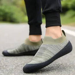 Buty zwykłe 2024 UNISEX Sock Minimalist Light Portable Para Yoga Męs