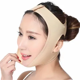 Elastisk ansikte bantning Bandage v Line Face Shaper Women Chin Cheek Lyft upp bältet Ansiktsmassager Rem Ansikte Skinvårdsverktyg Skönhet E4LN#