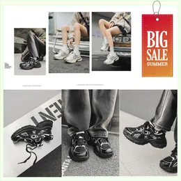 Yaz Kadın Yumuşak Spor Ayakkabı Tasarımcısı Yüksek kaliteli moda karışık renk kalın taban açık spor giymek dirençli güçlendirilmiş ayakkabılar gai