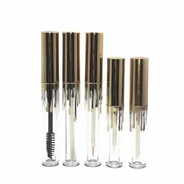 25 stücke 2,5/4 ml Mini Leere Lipgloss Eyeliner Mascara Rohr Gold Wellenmuster DIY Make-Up Lipgloss Eye Liner Flasche Ctainers q6sI #