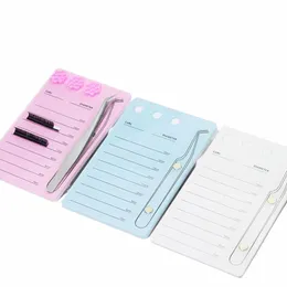 Magnetyczne eyel ekstensi klej palet palet Eyel Sucti Płyt Płytka Przeszczep Fałsz l Extensi Acryl Stand Pad Makeup Tools N2KD#