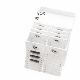 eyel Storage Box 10 Layers Makeup Organizer False Eyeles Glue Pallet Holder Grafting Eyeles Extensi Makeup Tool a27R#