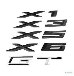 Auto Baule Posteriore Styling X1 X3 X5 X6 GT Lettere Numero Adesivo Per BMW E53 E70 E71 E72 E83 E84 F15 F16 F25 F48 F49 G05 Targhetta1211999