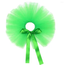 Vestuário de cachorro St Patricks Day Costume Girl Tutu Saia Fantasia Roupas de Festa Roupas de Gato Roupas para Pequenos Suprimentos Verdes