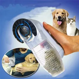 Grooming Portable Pet Hair Remover Device Electric Cat and Dog Massage Rengöring Damm Rengöring av husdjur Hårpinne Hårborste Petrengöring