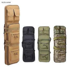 Çantalar 81cm / 94cm / 118cm taktik torba tüfek çantası avlanma sırt çantası taktik ordu ekipmanı silah taşıma çantası kılıf naylon omuz çantası