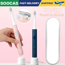 Diş Fırçası Soocas Ex3 Elektrikli Diş Fırçası YouPin Sonik Diş Fırçası Çocuklar İçin Endüktif Şarj IXP7 Su geçirmez Oral Diş Temizleme Araçları