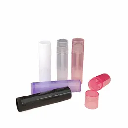 100 stücke 5 ml Lippenbalsam Tube Leere flasche Kunststoff Lipbalm rohre 5g Bunte Lippenstift Fi Tubes n8gb #