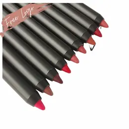 wholesale Cremiger Lip Liner Individuelles Logo Machen Sie Ihre eigene Marke Kosmetik Private Label Makeup Lip Pencil Pigment Wasserdicht Freundlich j8Xq #