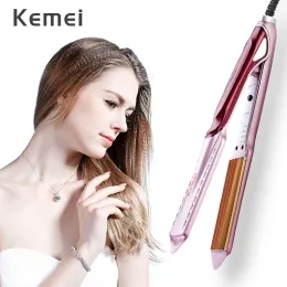 Irons Professional Hair Curling Iron Corn Electric Hair Styler Ceramic Corrugated Iron Curling Corn Plate Wand Hair Styling Curler 40D