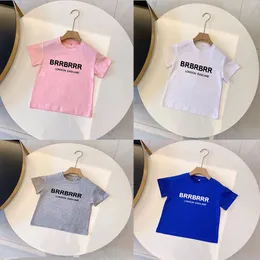 T-shirt firmate per bambini per bambini Ragazza Ragazzo Camicie in puro cotone Bambini T-shirt estive di lusso Capispalla estivi per bambini Vestiti Manica corta per bambini