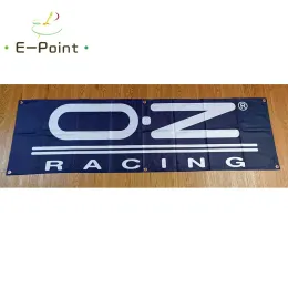 Accessori 130GSM 150D Materiale OZ Racing Banner 1,5 piedi * 5 piedi (45 * 150 cm) Dimensioni per bandiera domestica yhx123