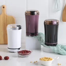 Verktyg Portable Electric Coffee Bean Grinder Mill Kitchen Tool Herbs Salt Pepper Spices Nötter Korn Mini Medicine Flour Powder Crusher