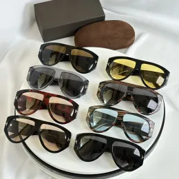 Marka mody TF1044 Okulary przeciwsłoneczne Kobiety Tom Half Frame Retro Classical Polaryzowane Ford High Sun Sunglasses Oryginalne pudełko Bezpłatna wysyłka