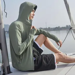 Nuova coppia di coppia Summer Lightweight Silk traspirante Anti UV Fishing Ice Sentenza di crema solare per uomini e donne