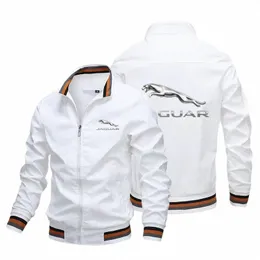 Jaguar Araba Logosu 2022 Yaz Yeni Erkek Bombacı Ceket Sıradan Fi Açık Ultra Zipper Spor Güneş Kafası Giyim J5OK#