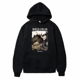 Burzum Hoodies Filosofem Metal Music Band Print Men Men Woman Hip Hop Hoodie Fi Streetwear Sweatshirts Pullover Unisex Clothing i7ia＃