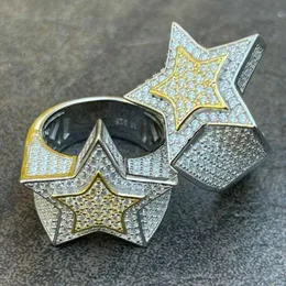 VVS Moissanite Star Goat Championship Custom Ring Men Hiphop High Quality