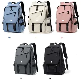 Lu Designer Outdoor Trend Einfacher Paar Rucksack Junior High School College Student Mode Große Kapazität Outdoor Sporttaschen