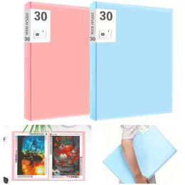 Stitch 30 Page Diamond Painting Storage Book Portfolio Presentation Storage Book Clear Pockets Large Folder Photo Album Stationery Tool