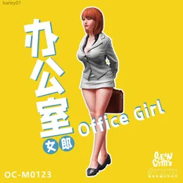 Anime manga Oceancosmos Minyatürleri Orijinal Ofis Kız 1/35 1/12 1/24 Seksi Reçine Boyasız Model Kiti Şekil GK YQ240325