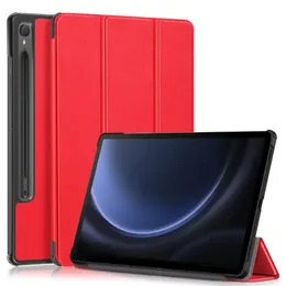 Smart Cases für Samsung Galaxy Tab S9 FE SM-X510 X516B 11 Zoll 11 Zoll Lederhülle Wake-Sleep-Funktion Tablet PC