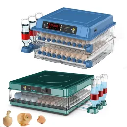 Tillbehör 128 Egg Inkubator Broder Bird Quail Inkubator Chick Hatchery Inkubator Poultry Hatcher Turner Automatic Farm Incubation Tools