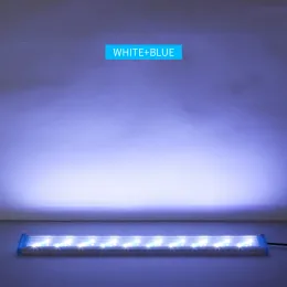 Akvaryumlar Ultra İnce LED Akvaryum Aydınlatma Lambası Aquatic Bitki Işığı 1875cm Balık tankı için genişletilebilir su geçirmez klips lamba 90260V