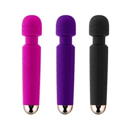 Sälj 25 frekvens Enkel huvud Dragonskala Vibrator USB -uppladdningsbar silikon Kvinnlig massage Stick 231129