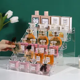 BINS PARFUM STORAGE DISPLAY HOLP ACRYLISK STEG CLEAR HELP Cosmetic Eye Shadow Nail Polish Desktop Organiser Toy Home Organizer