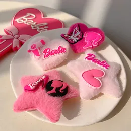 Sweetheart Girls ama il cuore in peluche forcina per bambini lettera farfalla applique mollette accessori per capelli principessa per bambini Z5324