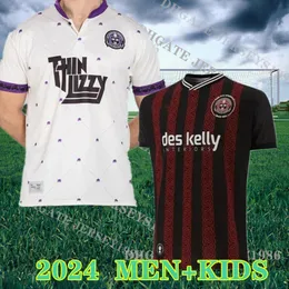 Bohemian FC 2024 2025 Away Beyaz Bohem Futbol Formaları Üçüncü Bohemler Özel Futbol Gömlek Camiseta De Futbol Top Tayland Maillots Ayağı Özelleştirme 888