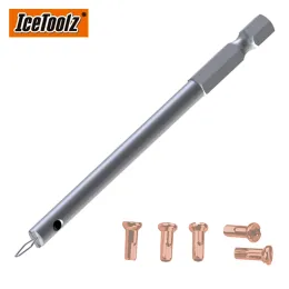 Narzędzia IceToolz 12S4 Sutek rowerowy dla głębokich obręczy 1/4 "elektryczny śrubokrętny klucze sutki do głębokich obręczy narzędzia rowerowe