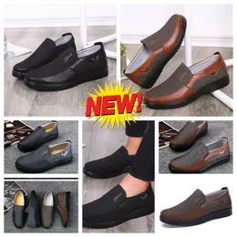 Sapatos casuais GAI Homens Negros Brown Sapato Point Toes Partys Banquetes Terno de Negócios Homens Designers Minimalistas Respiráveis Sapatos Tamanhos EUR 38-50