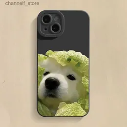 Custodie per telefoni cellulari Cute Bread Dog TPU Custodia morbida per telefono per IPhone 14 15 Pro Max 13 12 11 Pro 7 8 Plus SE 2020 XR X XS Max Copertura del telefono ParaurtiY240325