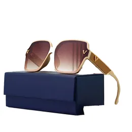 DesigDesigner Glasses fashionabla och lyxiga nya produkt solglasögon unisex skyddsglasögon män och kvinnor lyxig design uv400 med förpackningsbox mycket bra