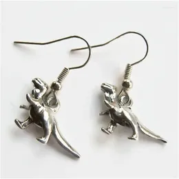 Dangle Earrings T Rex Tyrannosaurus Tiny Dinosaur Prehistoric Theropod Gift For Lover