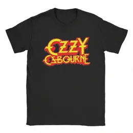 uomo Rock Band Ozzy Osbourne T Shirt 100% Cott Abbigliamento Tempo libero Manica corta Girocollo Tee Shirt Nuovo arrivo T-shirt Y45l #