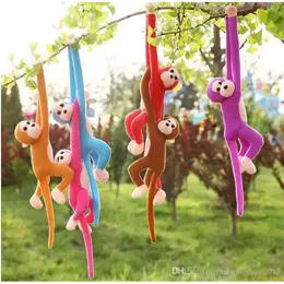 70cm novo pendurado pelúcia braço longo macaco de até a cauda bonito crianças presente boneca brinquedos presentes ys s