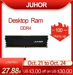 JUHOR Memoria Ram ddr4 16GB 4GB 8GB 32GB Desktop Memory Udimm 2133MHz 2400MHz 2666MHz 3000MHz New Dimm Rams With Heat Sink9063467