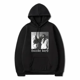 Rapband tryckt hoodie Men's Women Fi Clothing Men Sporty Casual Hoodie Boys 'Fi LG Sleeve Top Hip Hop Style Hoodie 13VB#
