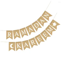 Party-Dekoration, 1 Set muslimische Ramadan-Hängebanner, Szenen-Einstellungs-Requisiten