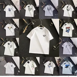 Męska marka marki męskiej koszulka polo Wysokiej jakości letnia moda sporty sportowe męskie i damskie koszulka Trójkąt Trójkąt Trójkąt Trójkąt krótkie rękawy 100% czysty bawełniany t-shirt top A7
