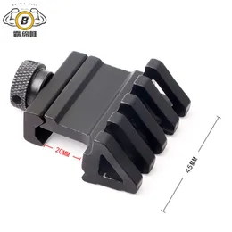 45 graders Unilateral AR Metal Tactical Guide JMM4 SIDA REAL Lutad Rail Fixture Ficklight Laser Tube Clamp