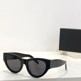 Designer solglasögon sommarmän och kvinnor solglasögon hög version SLM94 stil UV400 anti-retro fullramglas med ramband glasögonfodral